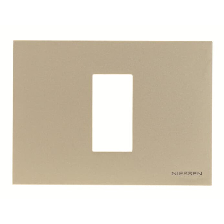 Рамка ABB Zenit 2CLA247100N1901 N2471 CV італійський стандарт 1М (шампань) · ABB · uk/ramka-abb-zenit-2cla247100n1901-n2471-cv-italijskij-standart-