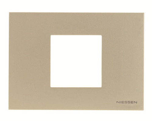 Рамка ABB Zenit 2CLA247200N1901 N2472 CV італійський стандарт 2М (шампань)