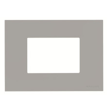 Рамка ABB Zenit 2CLA247300N1301 N2473 PL італійський стандарт 3М (срібло)