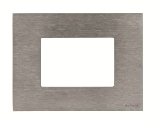 Рамка ABB Zenit 2CLA247300N4001 N2473 OX італійський стандарт 3М (сталь)