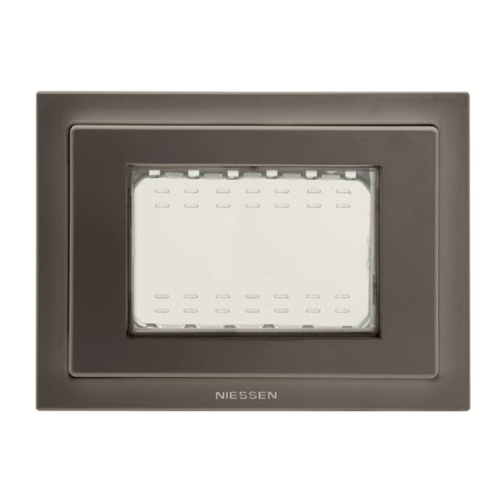 Рамка ABB Zenit 2CLA337300N1801 N3373 AN IP55 3М (антрацит) · ABB · uk/ramka-abb-zenit-2cla337300n1801-n3373-an-ip55-3m-antratsit