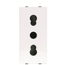 Розетка ABB Zenit 2CLA213300N1101 N2133 BL італійський стандарт 1М (білий)