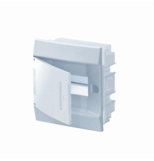 Щит ABB Mistral41F 6 модулів IP41 непрозорими двері вбудовується (1SLM004100A1101)