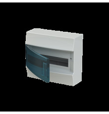Щит ABB Mistral41W 12 модулів IP41 прозорі двері клеммник навісний (1SPE007717F0421)