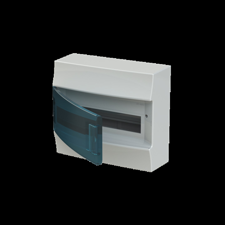 Щит ABB Mistral41W 12 модулів IP41 прозорі двері клеммник навісний (1SPE007717F0421) · ABB · uk/shit-abb-mistral41w-12-modulej-ip41-prozrachnye-dveri-klemmn