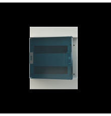 Щит ABB Mistral41W 24 модуля IP41 прозорі двері клеммник навісний (1SPE007717F0521)