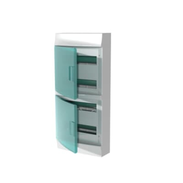 Щит ABB Mistral41W 48 модулів IP41 прозорі двері клеммник навісний (1SPE007717F0721) · ABB · uk/shit-abb-mistral41w-48-modulej-ip41-prozrachnye-dveri-klemmn