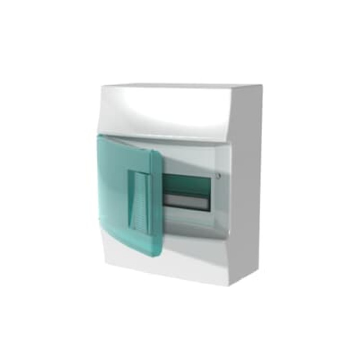 Щит ABB Mistral41W 8 модулів IP41 прозорі двері клеммник навісний (1SPE007717F0321) · ABB · uk/shit-abb-mistral41w-8-modulej-ip41-prozrachnye-dveri-klemmni