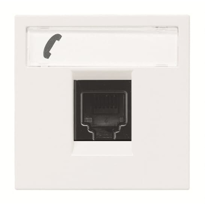 Телефонна розетка ABB Zenit 2CLA221760N1101 N2217.6 BL (білий) · ABB · uk/telefonna-rozetka-abb-zenit-2cla221760n1101-n22176-bl-bilij