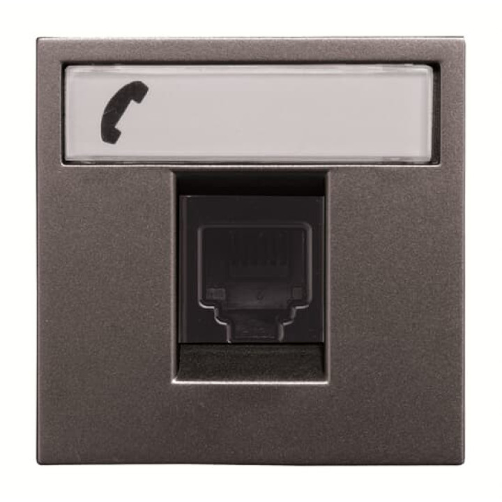 Телефонна розетка ABB Zenit 2CLA221760N1801 N2217.6 AN (антрацит) · ABB · uk/telefonna-rozetka-abb-zenit-2cla221760n1801-n22176-an-antrats