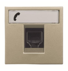 Телефонна розетка ABB Zenit 2CLA221760N1901 N2217.6 CV (шампань)