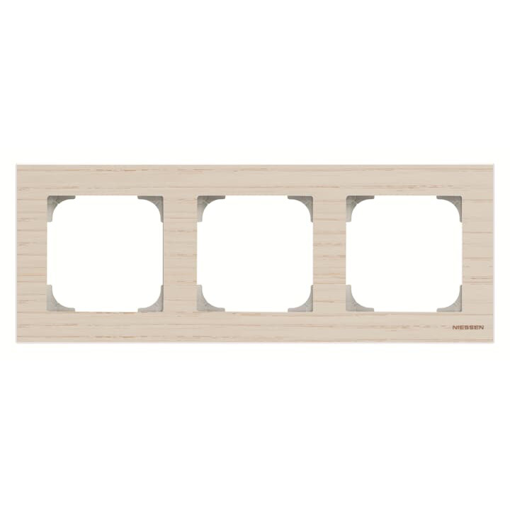 Тримісна рамка ABB серія Sky 2CLA857300A2001 8573 FR ясен · ABB · uk/trimisna-ramka-abb-sky-2cla857300a2001-8573-fr-yasen