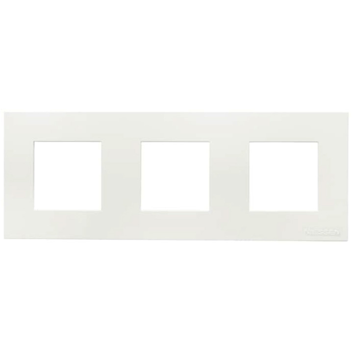 Тримісна рамка ABB Zenit 2CLA227310N1101 N2273.1 BL (білий) · ABB · uk/trimisna-ramka-abb-zenit-2cla227310n1101-n22731-bl-bilij