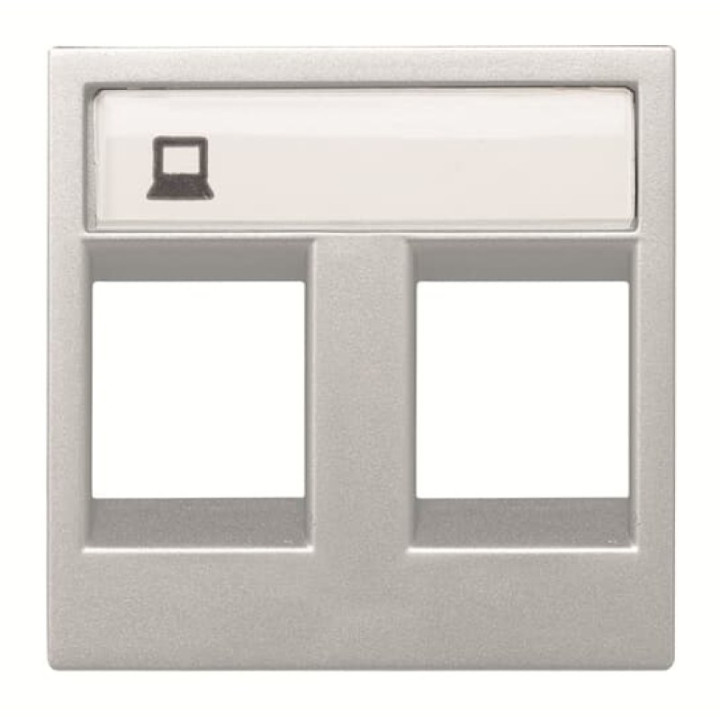 Центральна плата комунікаційної розетки ABB Zenit 2CLA211810N1301 N2118.1 PL 1М (срібло) · ABB · uk/tsentralna-plata-komunikatsijnoji-rozetki-abb-zenit-2cla21181