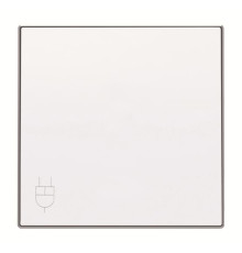 Центральна плата розетки ABB серія Sky 2CLA858810A1101 8588.1 BL із кришкою білий