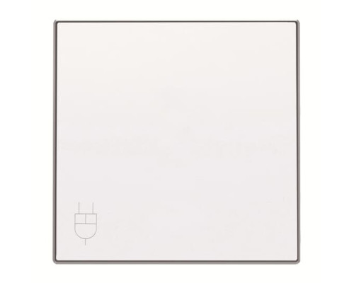 Центральна плата розетки ABB серія Sky 2CLA858810A1101 8588.1 BL із кришкою білий