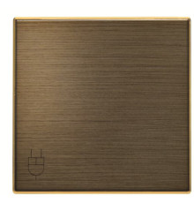 Центральна плата розетки ABB серія Sky 2CLA858810A1201 8588.1 OE із кришкою золото
