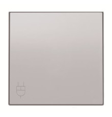 Центральна плата розетки ABB серія Sky 2CLA858810A1301 8588.1 PL із кришкою срібло