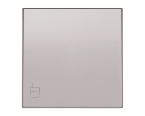 Центральна плата розетки ABB серія Sky 2CLA858810A1301 8588.1 PL із кришкою срібло