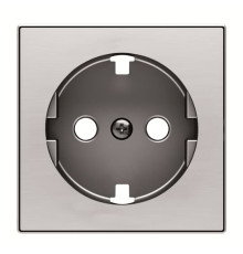 Центральна плата розетки ABB серія Sky 2CLA858890A1401 8588.9 AI із заземленням сталь