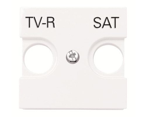 Центральна плата TV-R SAT розетки ABB Zenit 2CLA225010N1101 N2250.1 BL (білий)