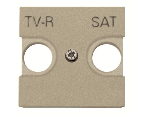 Центральна плата TV-R SAT розетки ABB Zenit 2CLA225010N1901 N2250.1 CV (шампань)