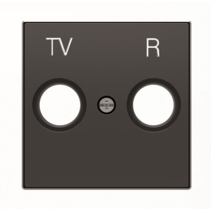 Центральна плата TV+R розетки ABB серія Sky 8550 NS чорний оксамит · ABB · uk/tsentralna-plata-tvr-rozetki-abb-sky-8550-ns-chornij-oksamit