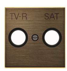 Центральна плата TV/R+SAT розетки ABB серія Sky 2CLA855010A1201 8550.1 OE золото