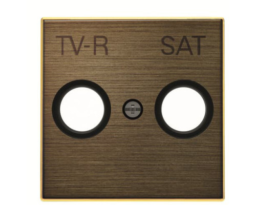 Центральна плата TV/R+SAT розетки ABB серія Sky 2CLA855010A1201 8550.1 OE золото