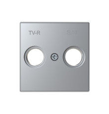 Центральна плата TV/R+SAT розетки ABB серія Sky 2CLA855010A1301 8550.1 PL срібло