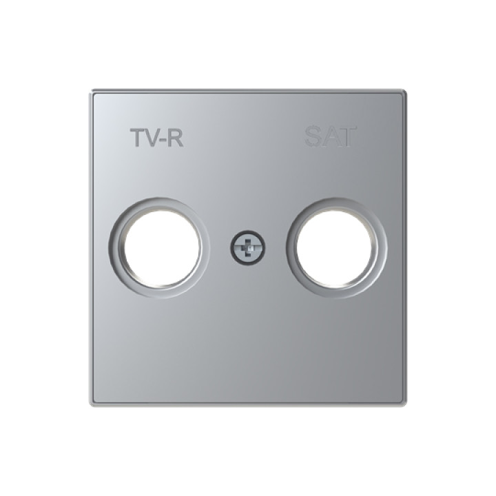 Центральна плата TV/R+SAT розетки ABB серія Sky 2CLA855010A1301 8550.1 PL срібло · ABB · uk/tsentralna-plata-tvrsat-rozetki-abb-sky-2cla855010a1301-85501