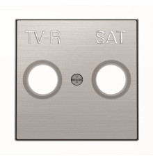 Центральна плата TV/R+SAT розетки ABB серія Sky 2CLA855010A1401 8550.1 AI сталь