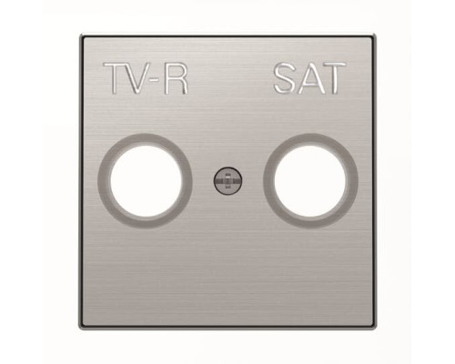Центральна плата TV/R+SAT розетки ABB серія Sky 2CLA855010A1401 8550.1 AI сталь