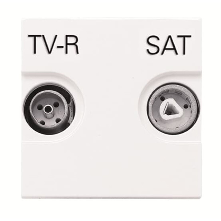 TV-R SAT розетка ABB Zenit 2CLA225130N1101 N2251.3 BL (білий) · ABB · uk/tv-r-sat-rozetka-abb-zenit-2cla225130n1101-n22513-bl-bilij