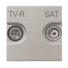 TV-R SAT розетка ABB Zenit 2CLA225130N1301 N2251.3 PL (срібло) · ABB · uk/tv-r-sat-rozetka-abb-zenit-2cla225130n1301-n22513-pl-sriblo