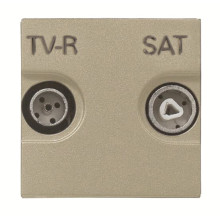 TV-R SAT розетка ABB Zenit 2CLA225130N1901 N2251.3 CV (шампань) · ABB · uk/tv-r-sat-rozetka-abb-zenit-2cla225130n1901-n22513-cv-shampan