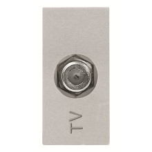 TV розетка ABB Zenit 2CLA215000N1301 N2150 PL 1М (срібло) · ABB · uk/tv-rozetka-abb-zenit-2cla215000n1301-n2150-pl-1m-sriblo