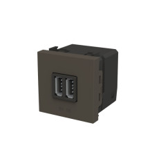 USB розетка ABB Zenit N2285 AN 2М (антрацит)