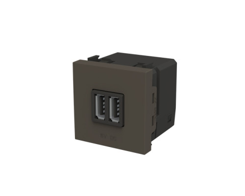 USB розетка ABB Zenit N2285 AN 2М (антрацит)