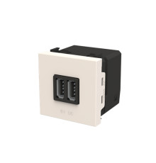 USB розетка ABB Zenit N2285 BL 2М (білий)