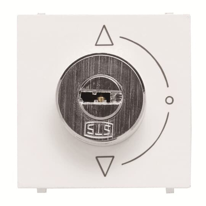 Вимикач ABB Zenit 2CLA225310N1101 N2253.1 BL з ключем з фіксацією на 3 положення (білий) · ABB · uk/vimikach-abb-zenit-2cla225310n1101-n22531-bl-z-klyuchem-z-fik