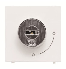 Вимикач ABB Zenit 2CLA225320N1101 N2253.2 BL із ключем без фіксації (білий)