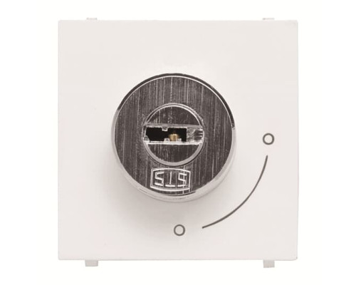 Вимикач ABB Zenit 2CLA225320N1101 N2253.2 BL із ключем без фіксації (білий)