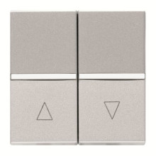 Вимикач жалюзі ABB Zenit 2CLA224400N1301 N2244 PL (срібло) · ABB · uk/vimikach-galyuzi-abb-zenit-2cla224400n1301-n2244-pl-sriblo