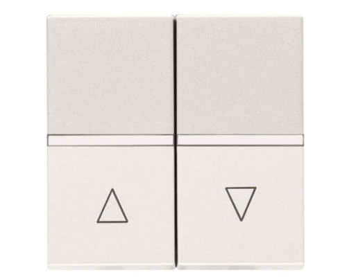 Вимикач жалюзі з фіксацією ABB Zenit 2CLA224410N1101 N2244.1 BL (білий)