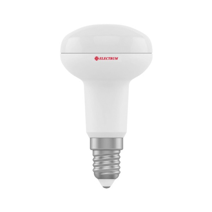Лампа світлодіодна Electrum рефлекторна R50 LR-16 6W E14 4000K алюмопл. корп. A-LR-1 065 · ELECTRUM · uk/lampa-svetodiodnaya-electrum-reflektornaya-r50-lr-16-6w-e14-1