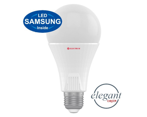 Лампа світлодіодна Electrum стандартна A60 LS-33 Elegant 12W E27 4000K алюмопл. корп. A-LS-+1921