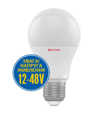 Лампа світлодіодна Electrum стандартна LS-11.LV 10W E27 4000K алюмопл. корп. 12-48V A-LS-тисячі вісімсот дев'яносто одна
