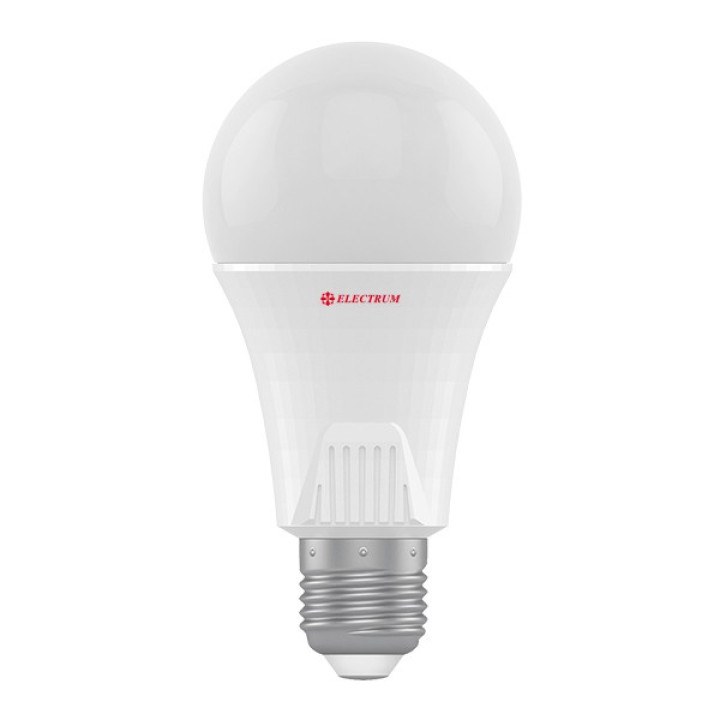 Лампа світлодіодна Electrum стандартна A65 LS-33 Elegant 15W E27 4000K алюмопл. корп. A-LS-1439 · ELECTRUM · uk/lampa-svitlodiodna-electrum-standartna-a65-ls-33-elegant-15w-