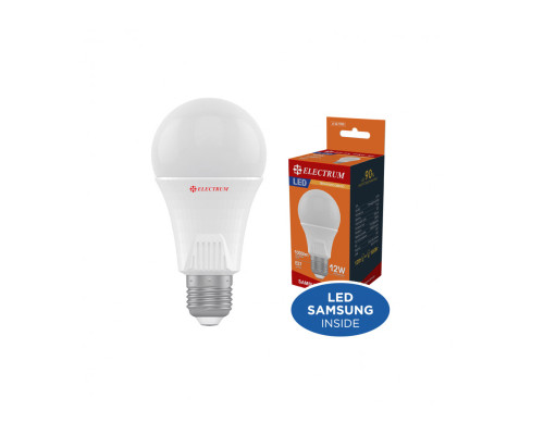 Лампа світлодіодна стандартна ELECTRUM 12W E27 3000K A-LS-1920